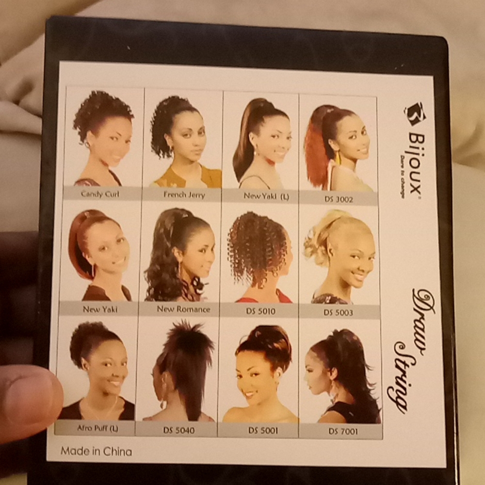 Draw string hair piece - Picture 2 of 2